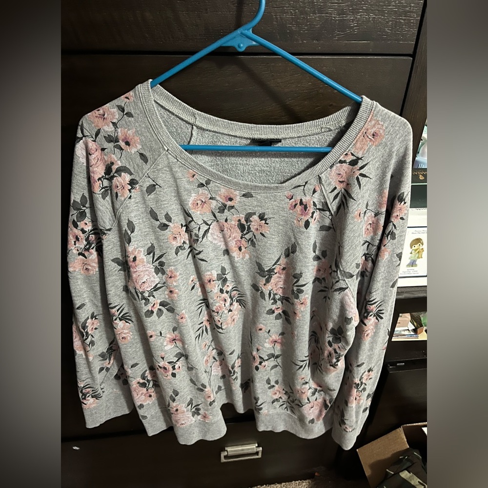 Floral sweater